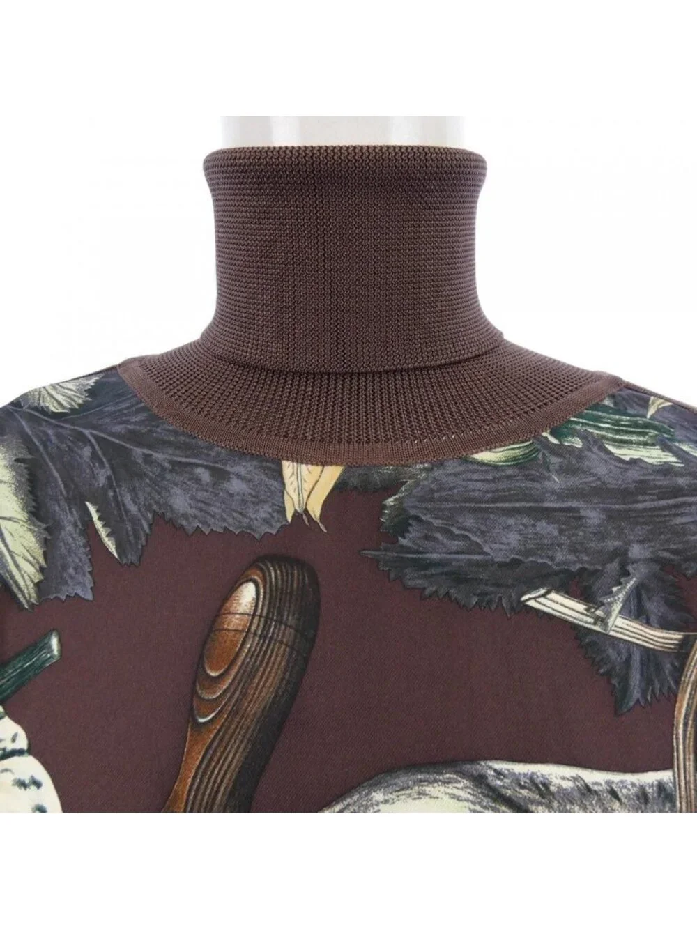 Hermes Citrouilles Et Coloquintes Twill Reine Knit Vintage - Picture 5 of 6